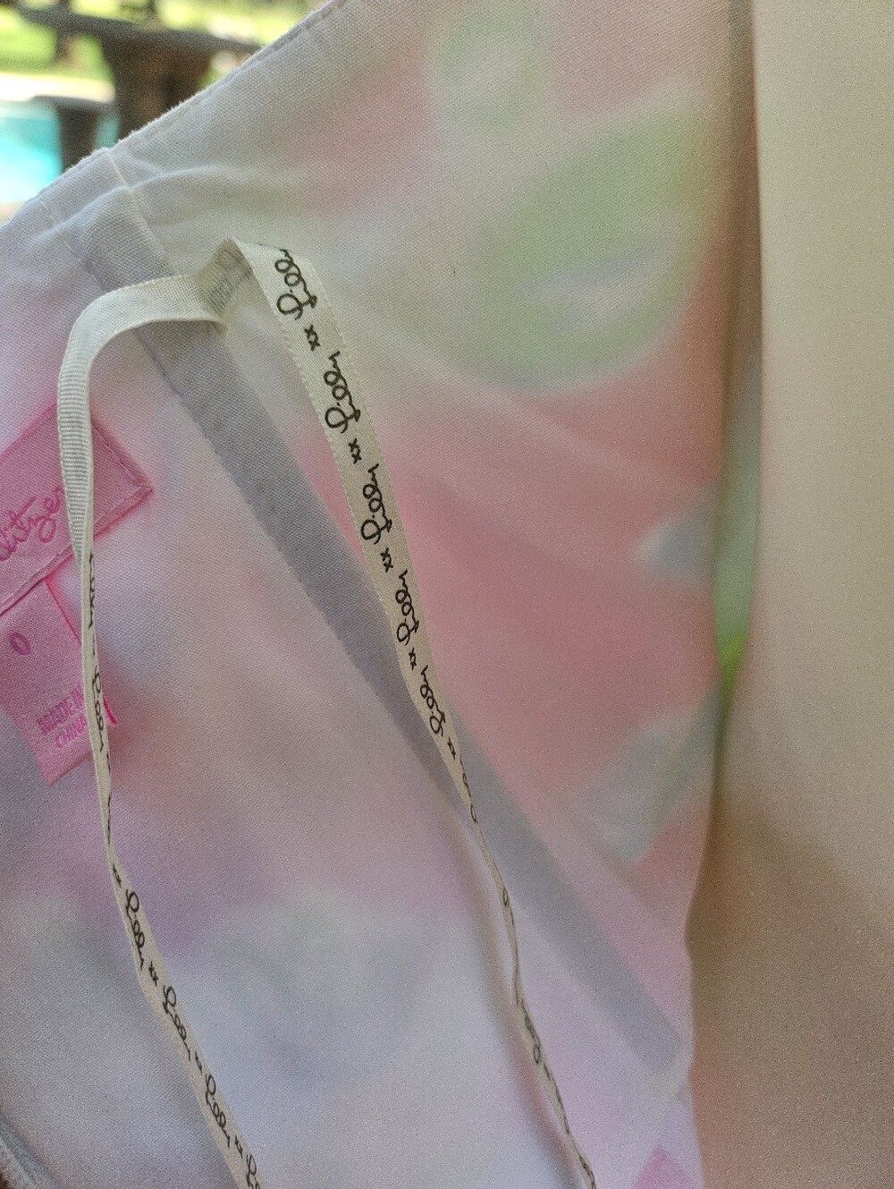 Lilly Pulitzer Strapless Pink Tropical Print Mini Shift Dress Size 0 - Picture 9 of 13